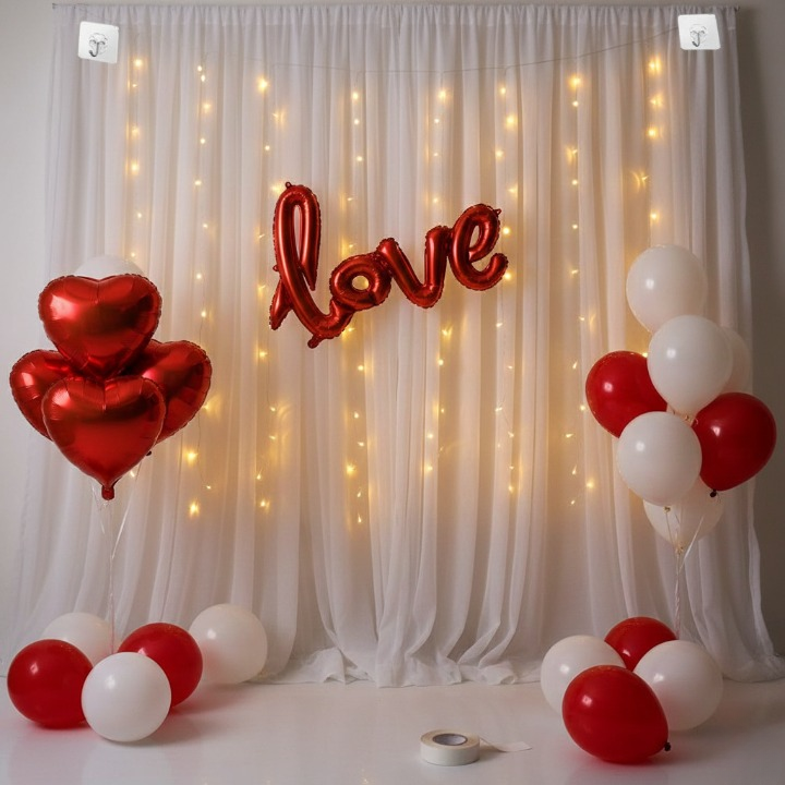 32 piece romantic tent decoration set