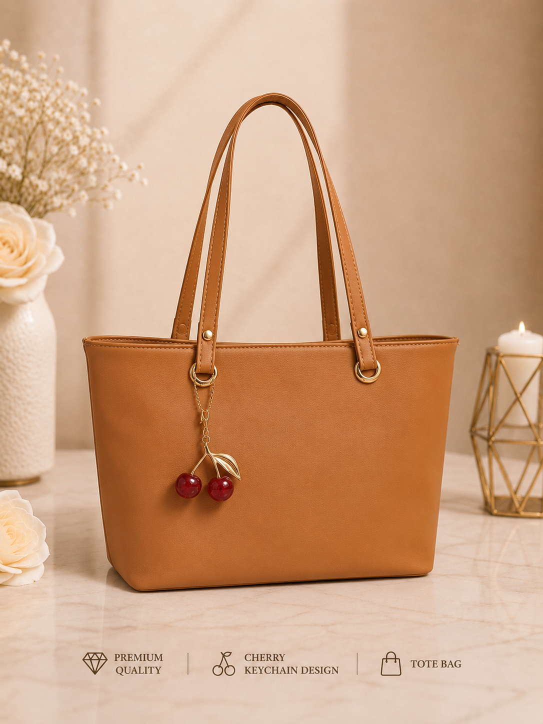Cherry Charm Tote Bag