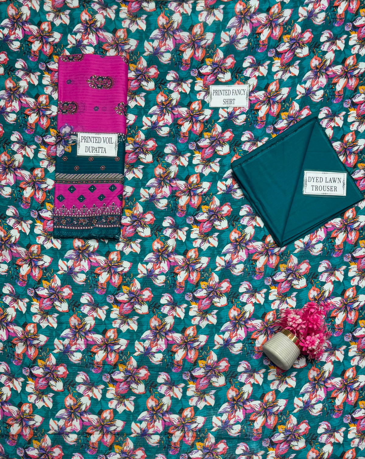 Bareeze 3-Piece Lawn Suit 🌸
