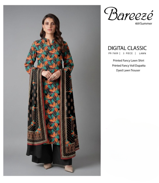 Bareezé Digital Classic 3-Piece Lawn