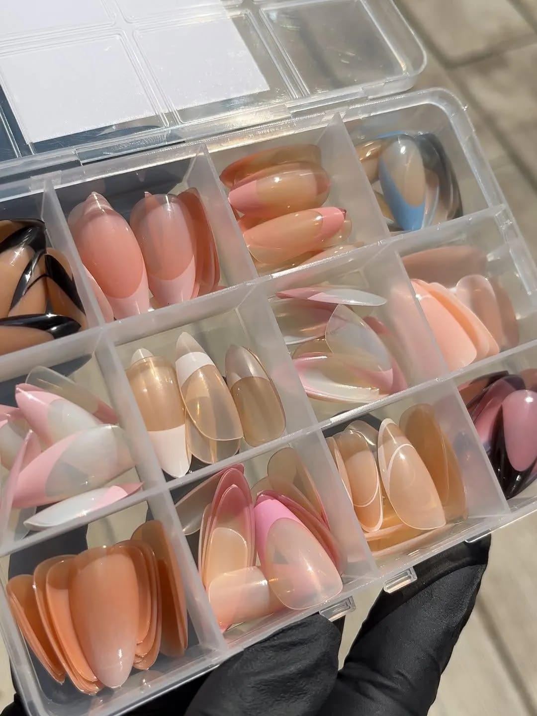 144-Pcs False Nails Box 💅