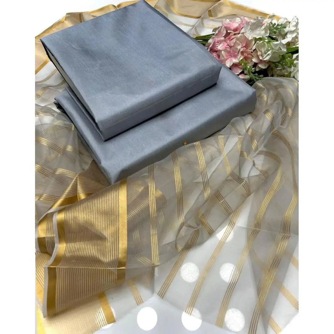 Premium Katan Silk 3 Piece Suit