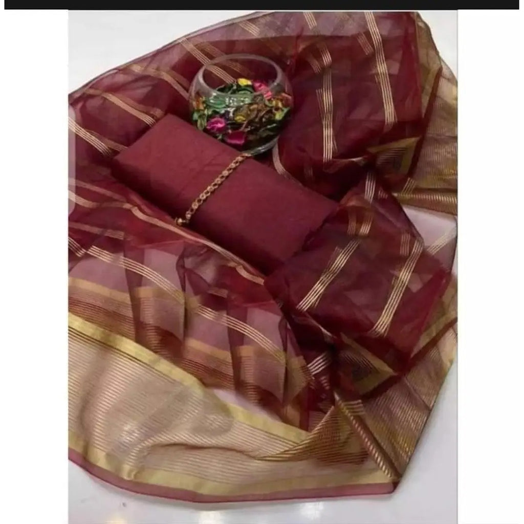 Premium Katan Silk 3 Piece Suit