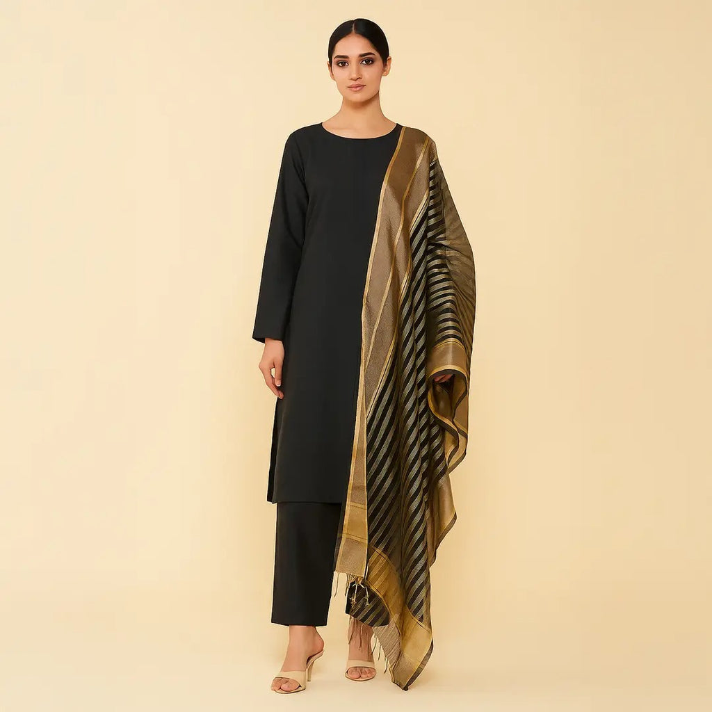 Premium Katan Silk 3 Piece Suit