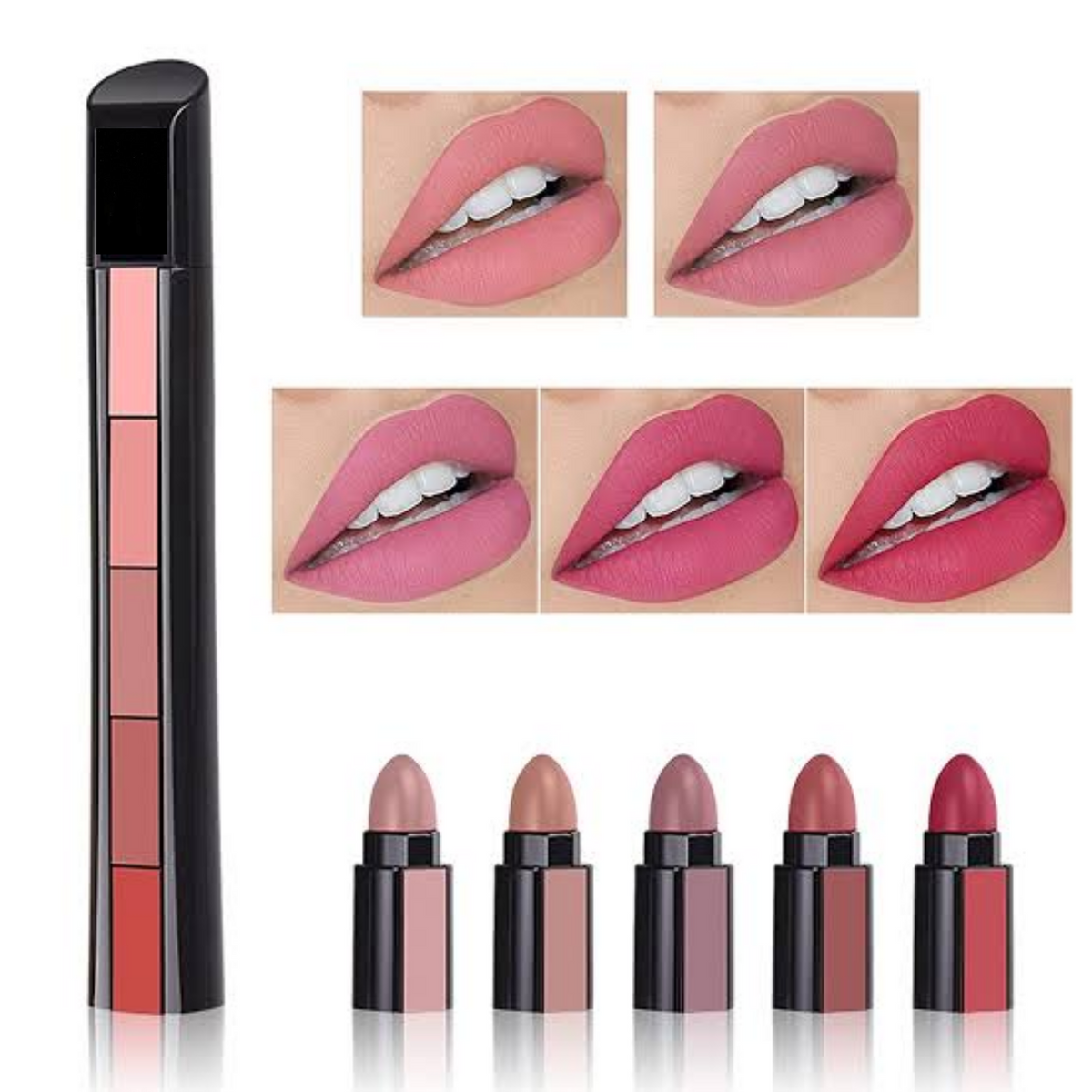 5-in-1 Matte Lipstick Set