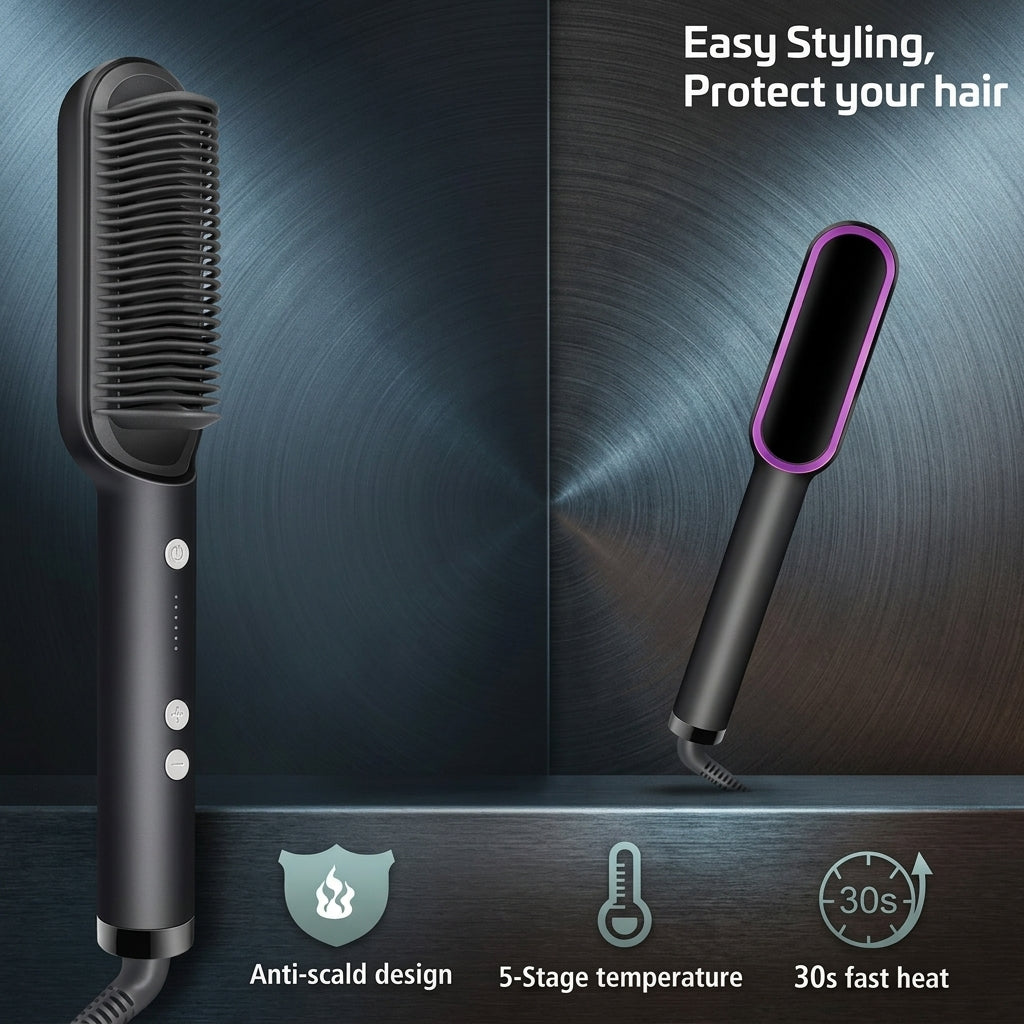 Hair Straightener Brush