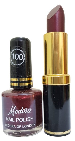 Medora Lipstick & Nail Polish Combo