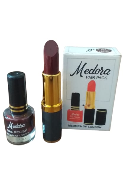 Medora Lipstick & Nail Polish Combo