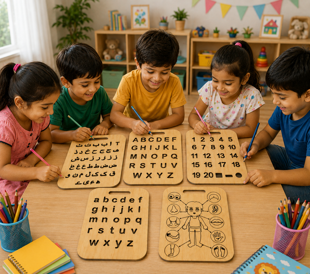 Wooden Tracing Board Set