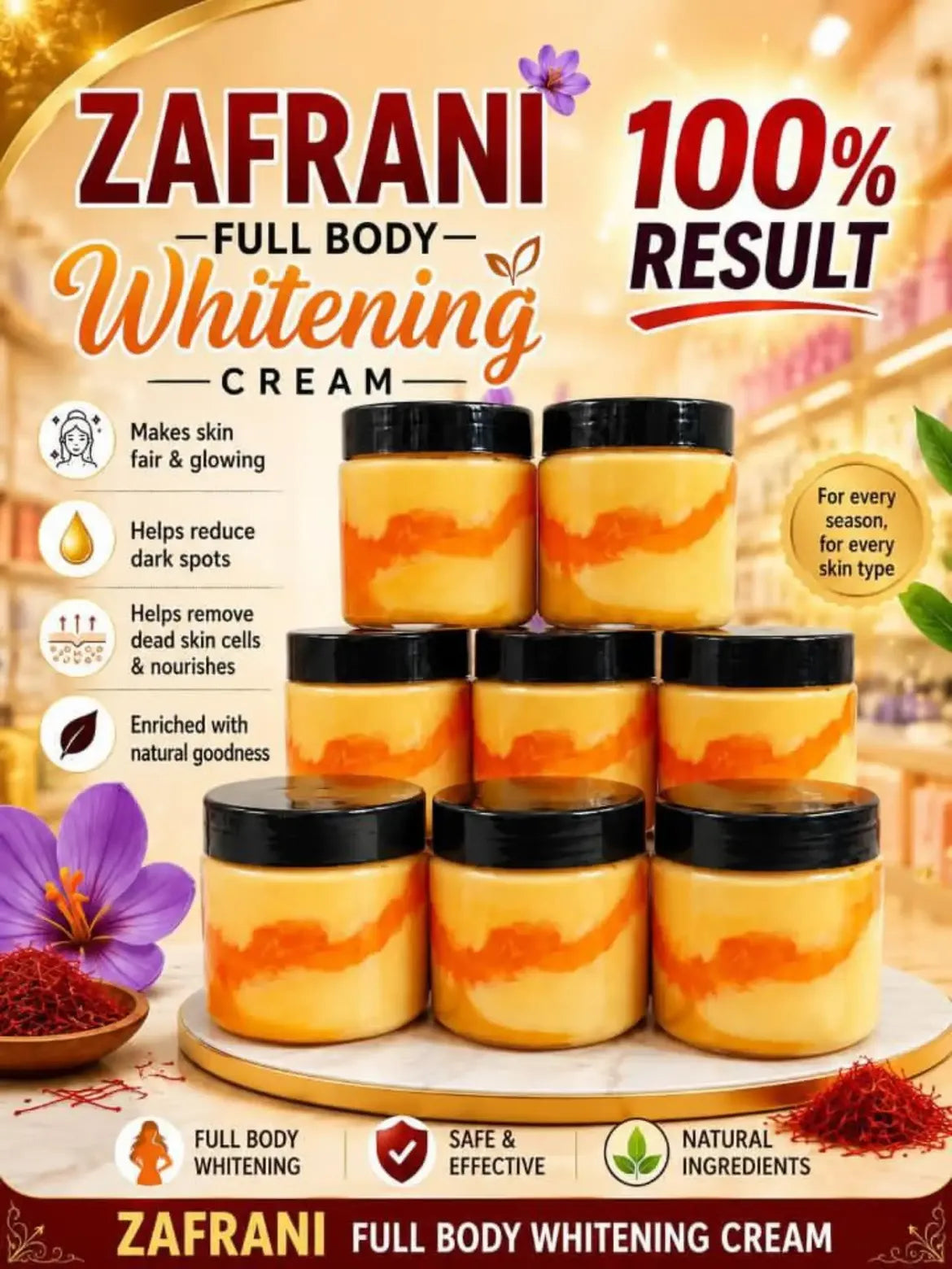 Zafrani Whitening Serum Cream