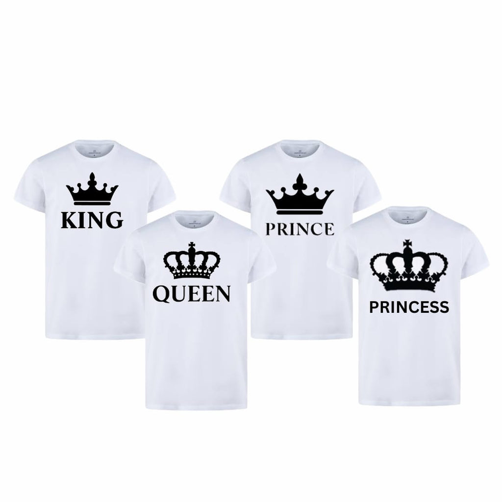 King Queen Family T-Shirt Combo